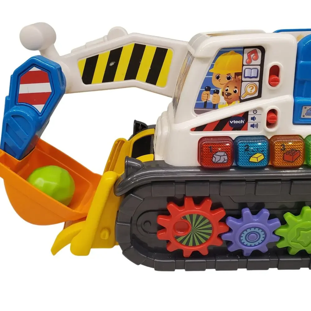 VTech Scoop and Play Digger Toddler Construction Learning Toys STEM